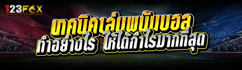 เทคนิคเล่นพนันบอล ทำอย่างไร ให้ได้กำไรมากที่สุด