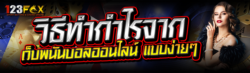 วิธีทำกำไรจาก เว็บพนันบอลออนไลน์ แบบง่ายๆ